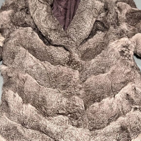 Vintage 1960’-70’s Rabbit Fur Coat size S - Picture 2 of 10